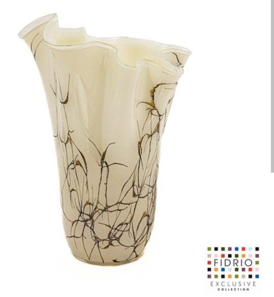 GEZOCHT: Fidrio Lightening Wave 35cm vaas, Huis en Inrichting, Woonaccessoires | Vazen, Ophalen