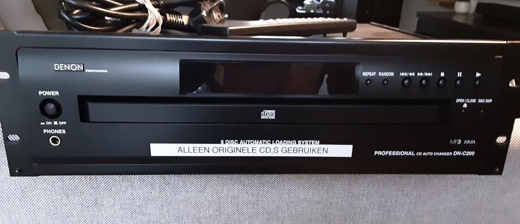 Denon  DN C200, professionele cd wisselaar, 5 discs, Ophalen of Verzenden, Overige merken, Wisselaar