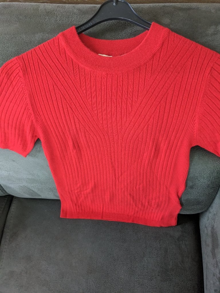 Truitje met korte mouw, Ophalen of Verzenden, Nieuw, Maat 38/40 (M), Rood