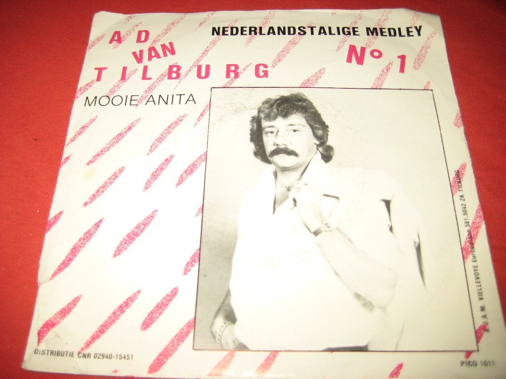 Ad van Tilburg: Medley No. 1, Ophalen of Verzenden, Zo goed als nieuw, Nederlandstalig, Single