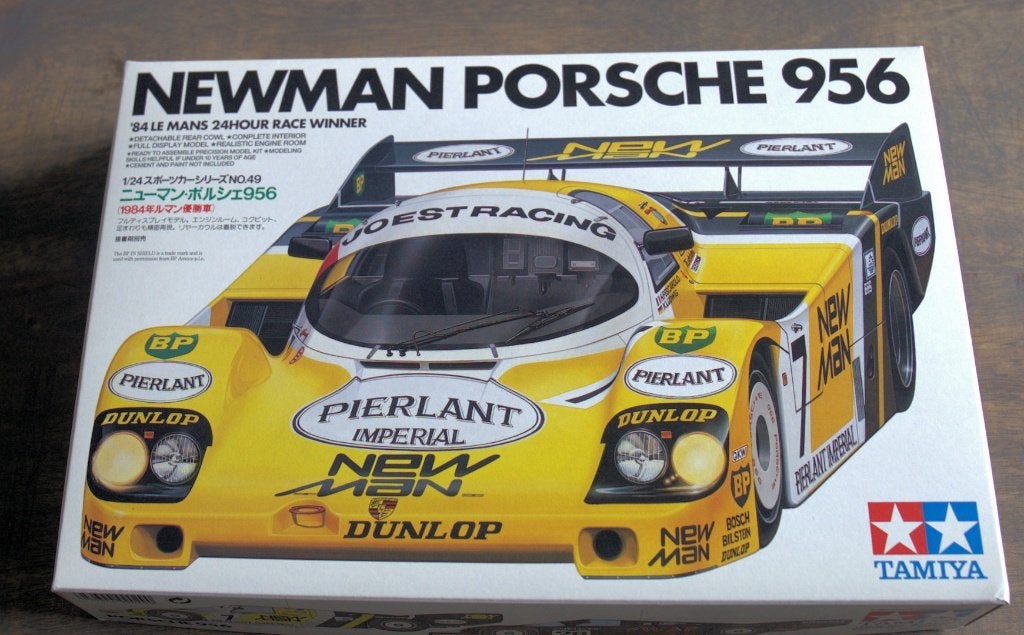 Tamiya Newman Porsche 956 Modelbouw Kit, Auto, 1:32 tot 1:50, Nieuw, Ophalen of Verzenden