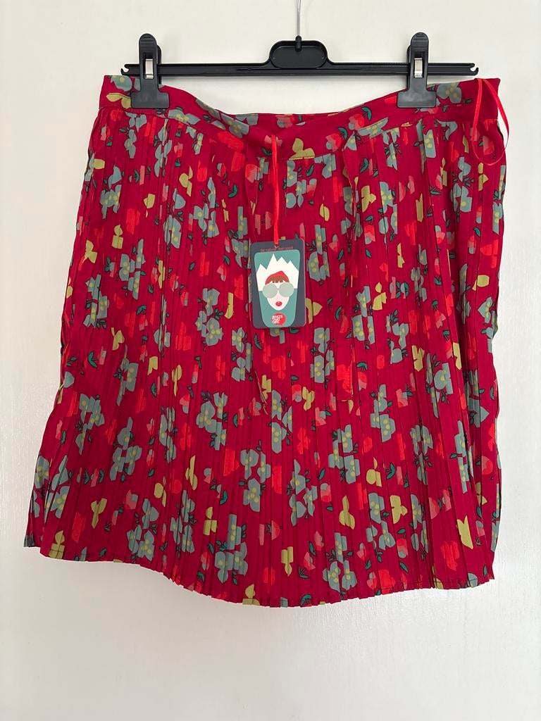 Nieuwe Who's That Girl plooirok met bloemenprint, Kleding | Dames, Maat 42/44 (L), Nieuw, Ophalen of Verzenden, Boven de knie