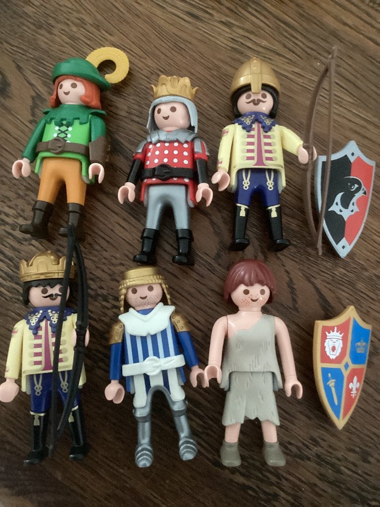 Playmobil poppetjes, thema ridders, Ophalen of Verzenden, Gebruikt, Losse onderdelen