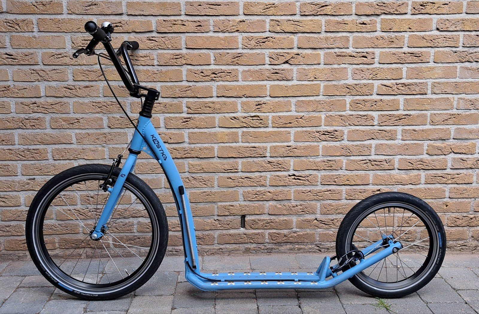 Kostka Autoped Step/Kickbike - Lichtblauw in goede staat, Ophalen, Gebruikt, Kickbike, Kostka