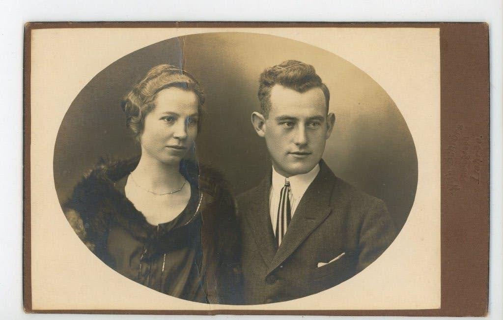 Cabinetfoto..., Verzenden, Voor 1940, Gebruikt