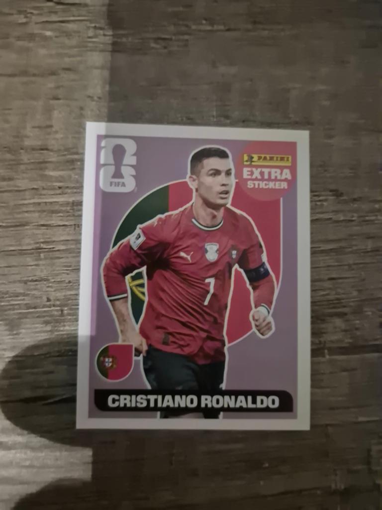Panini World cup 2026 extra sticker Ronaldo, Ophalen of Verzenden, Sticker