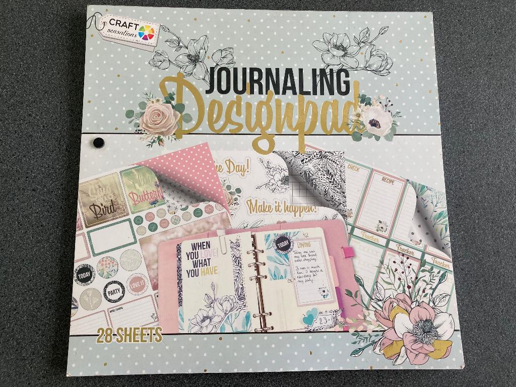 Craft Journaling Designpad – design papierblok NIEUW, Hobby en Vrije tijd, Ophalen of Verzenden, Nieuw, Frame of Mal, Overige merken