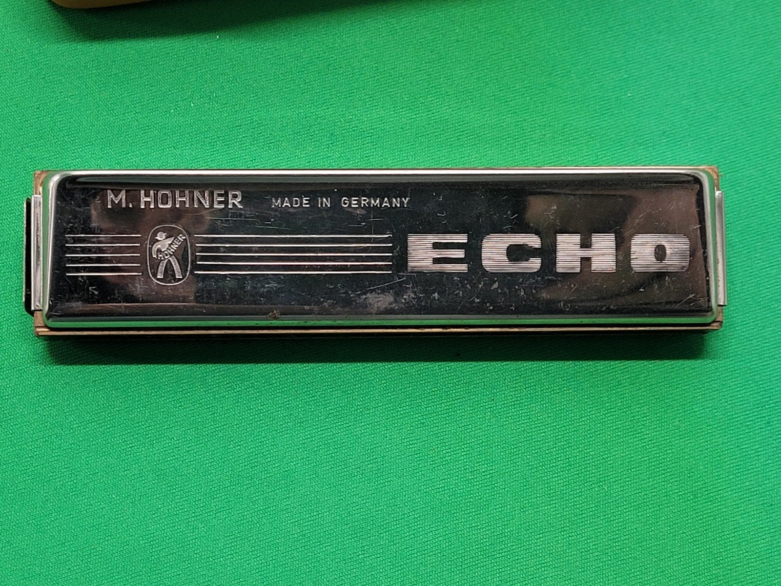 Hohner Echo mondharmonica met etui, Hohner, Gebruikt, Info@hohner.de, Andreas-Koch-Straße 9, 78647 Trossingen, Duitsland