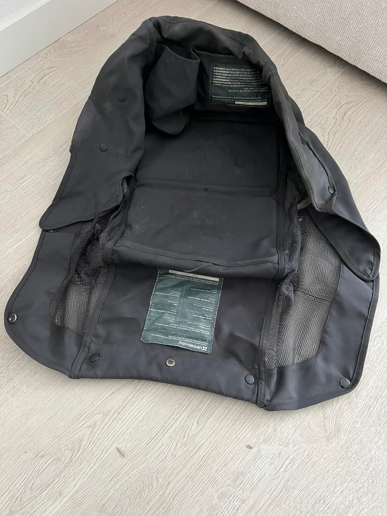 UPPAbaby VISTA Basket Fabric Boodschappenmand Gregory Blauw, Ophalen, Gebruikt, Overige merken, Zonnekap