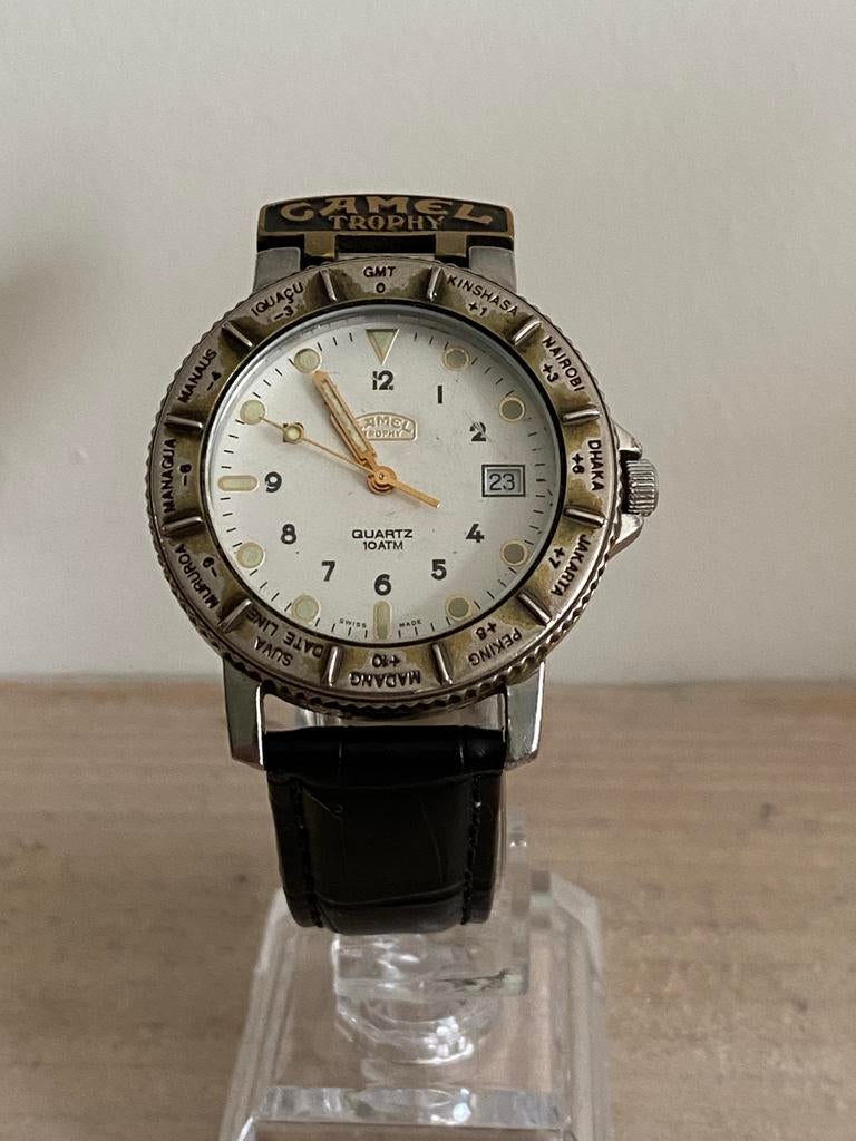 Camel Tropy horloge, Sieraden, Tassen en Uiterlijk, Horloges | Heren, Overige merken, Staal, Polshorloge, Ophalen of Verzenden