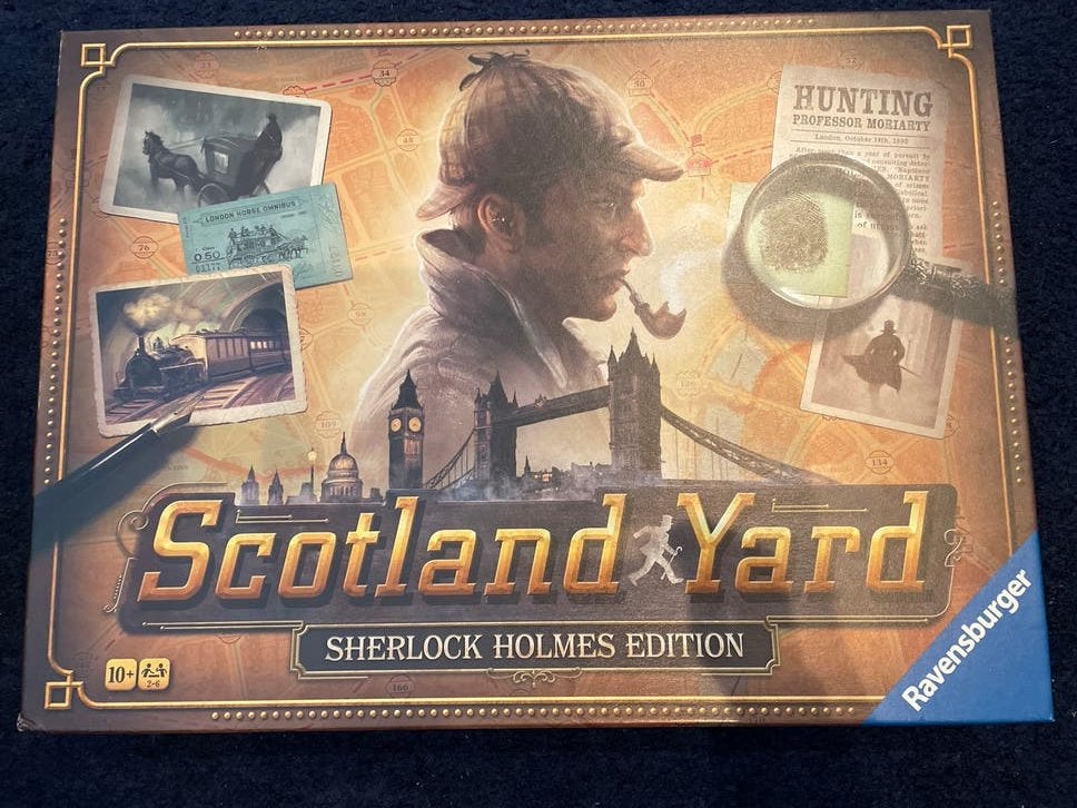 Scotland Yard Sherlock Holmes Edition Bordspel, Hobby en Vrije tijd, Gezelschapsspellen | Bordspellen, Vijf spelers of meer, Ophalen of Verzenden