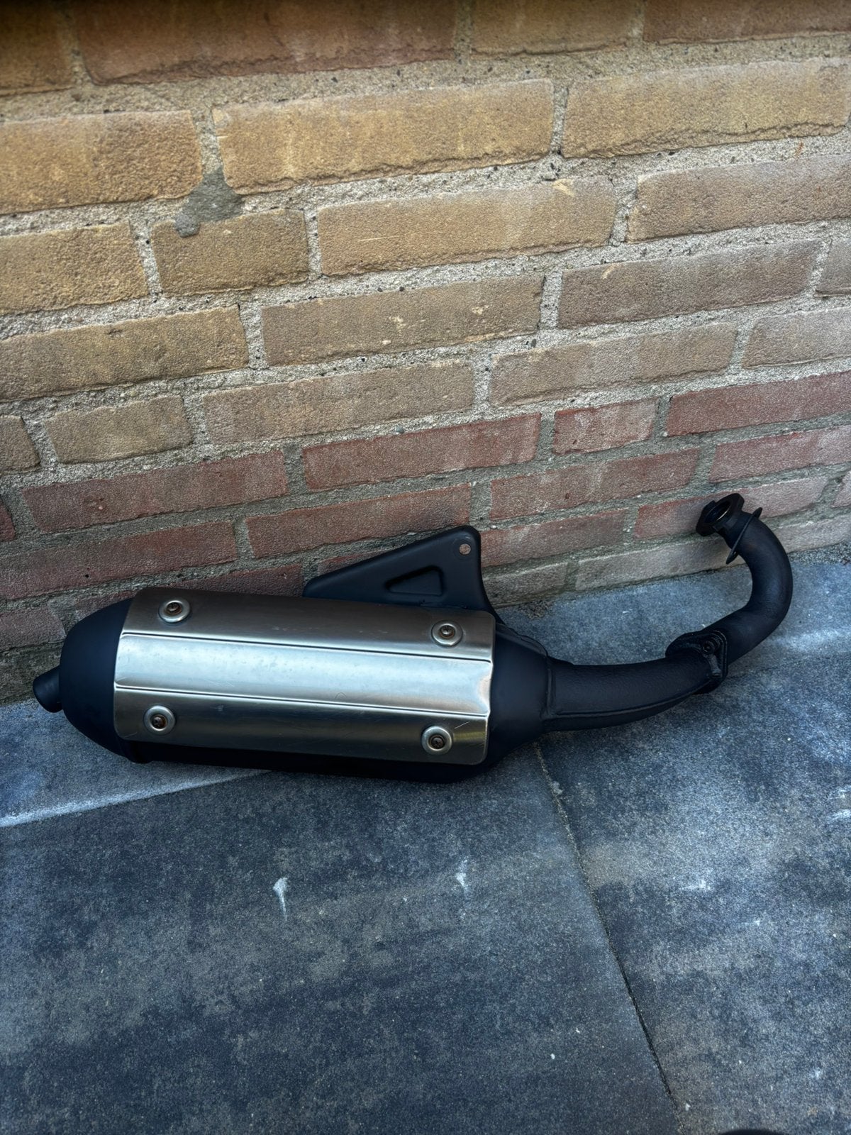 Sm06 uitlaat nette staat 125/180cc, Ophalen of Verzenden, Zo goed als nieuw, Uitlaat, Piaggio