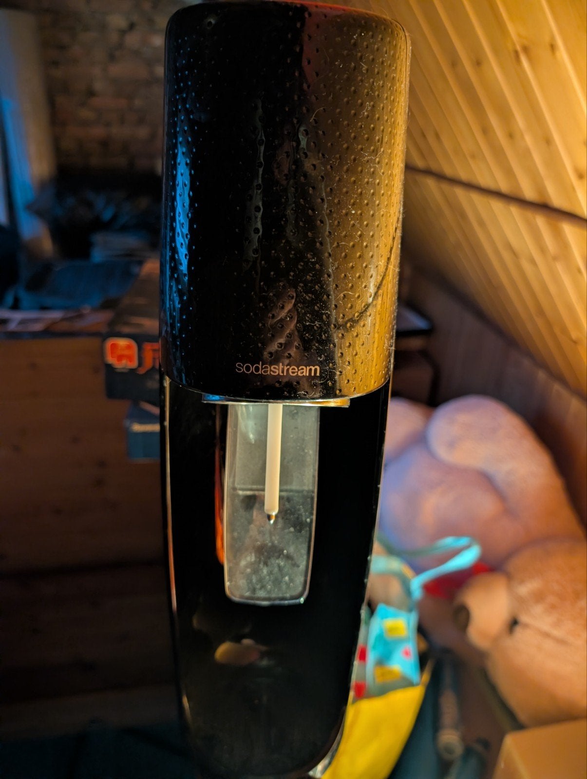Sodastream bruiswatermaker - Zwart, Ophalen of Verzenden, Gebruikt