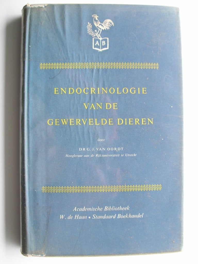 Voortplanting + Endocrinologie van de gewervelde dieren, Boeken, Ophalen of Verzenden, Gelezen, Overige diersoorten