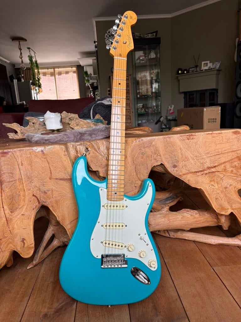 Prachtige Fender American Professional II Stratocaster, Muziek en Instrumenten, Ophalen of Verzenden, Zo goed als nieuw, Solid body