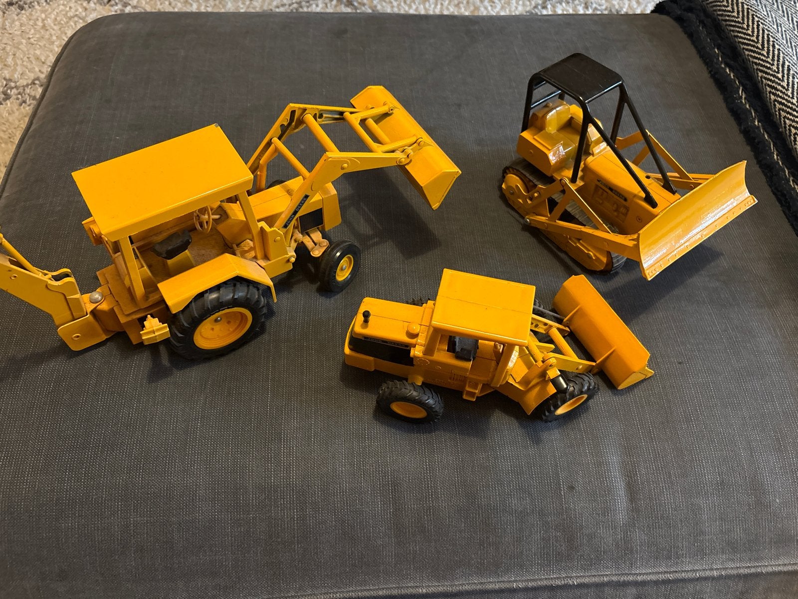 John Deere speelgoed graafmachines en bulldozer, Ophalen of Verzenden, Gebruikt