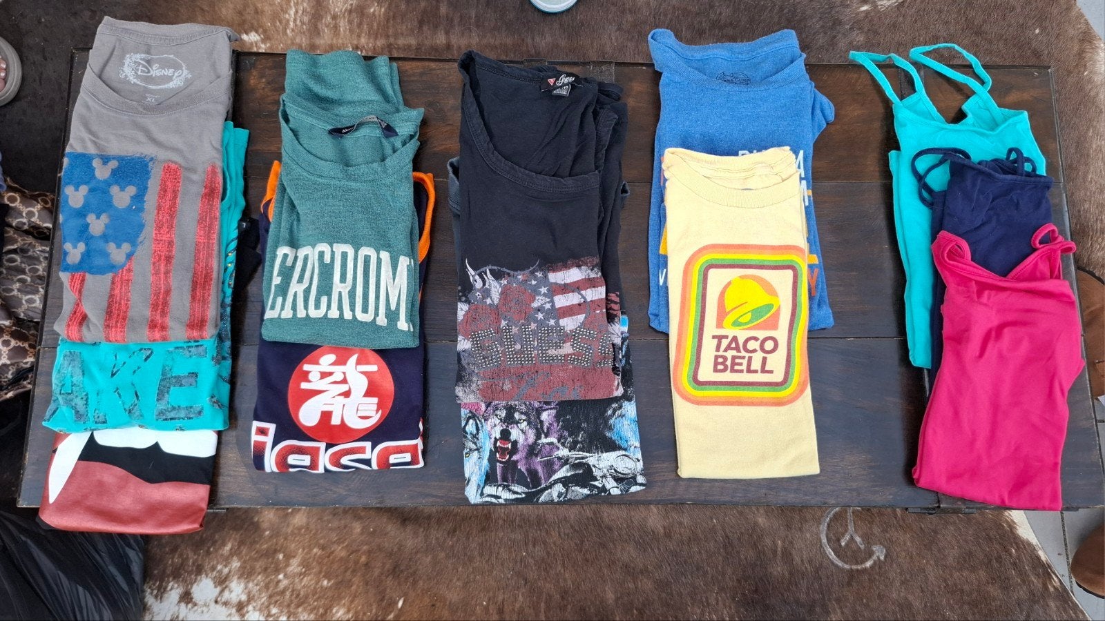 Partij T-shirts, Ophalen