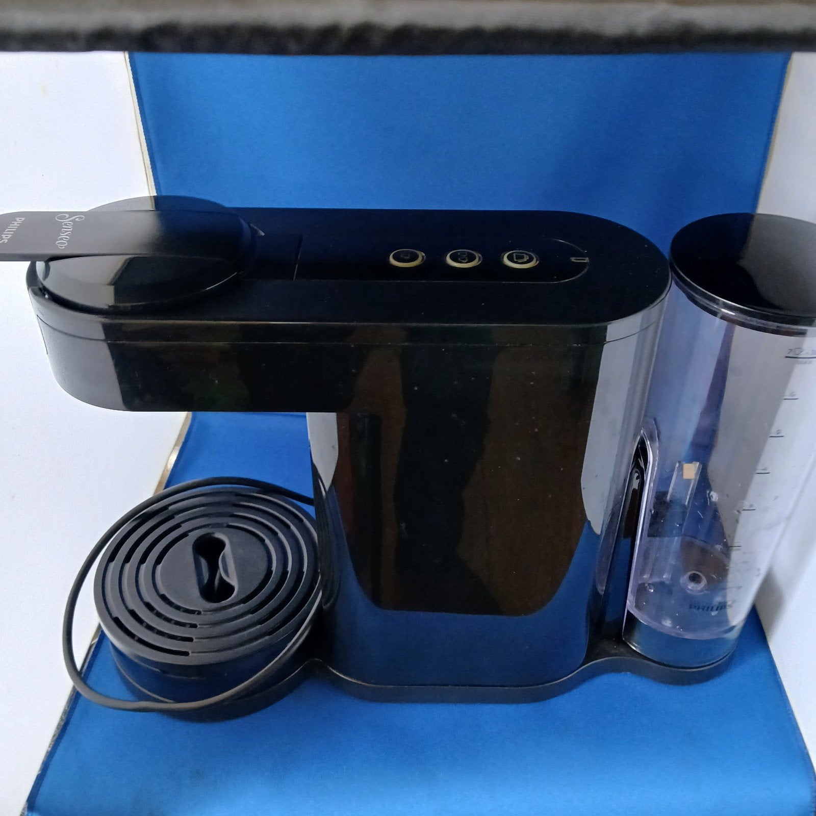 Zwarte Senseo Switch compleet, Ophalen, Afneembaar waterreservoir, Gebruikt, Koffiemachine