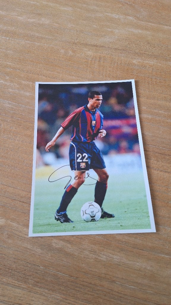 Foto 20x25 cm met handtekening; Geovanni # Barcelona, Ophalen of Verzenden, Nieuw, Buitenlandse clubs, Overige typen