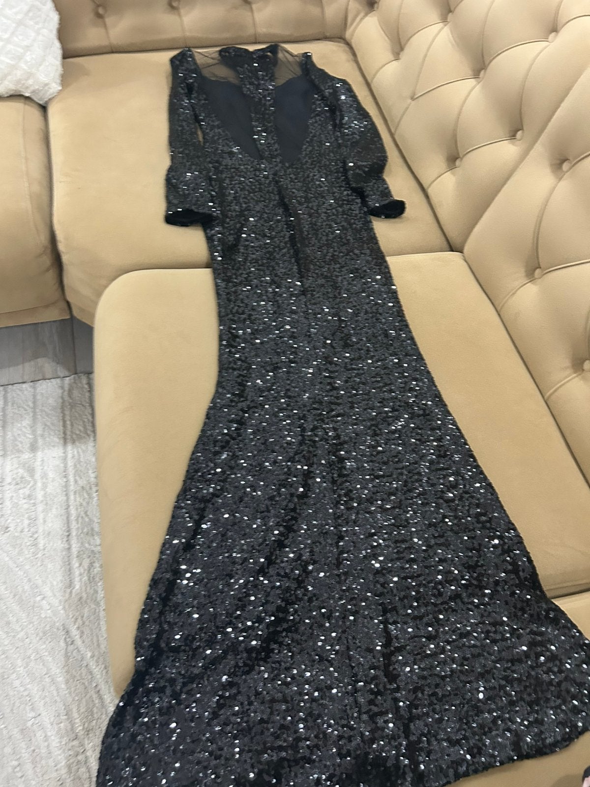 Mooi galajurk /avondjurk zo goed als nieuw, Kleding | Dames, Gelegenheidskleding, Galajurk, Zwart, Ophalen of Verzenden, Zo goed als nieuw