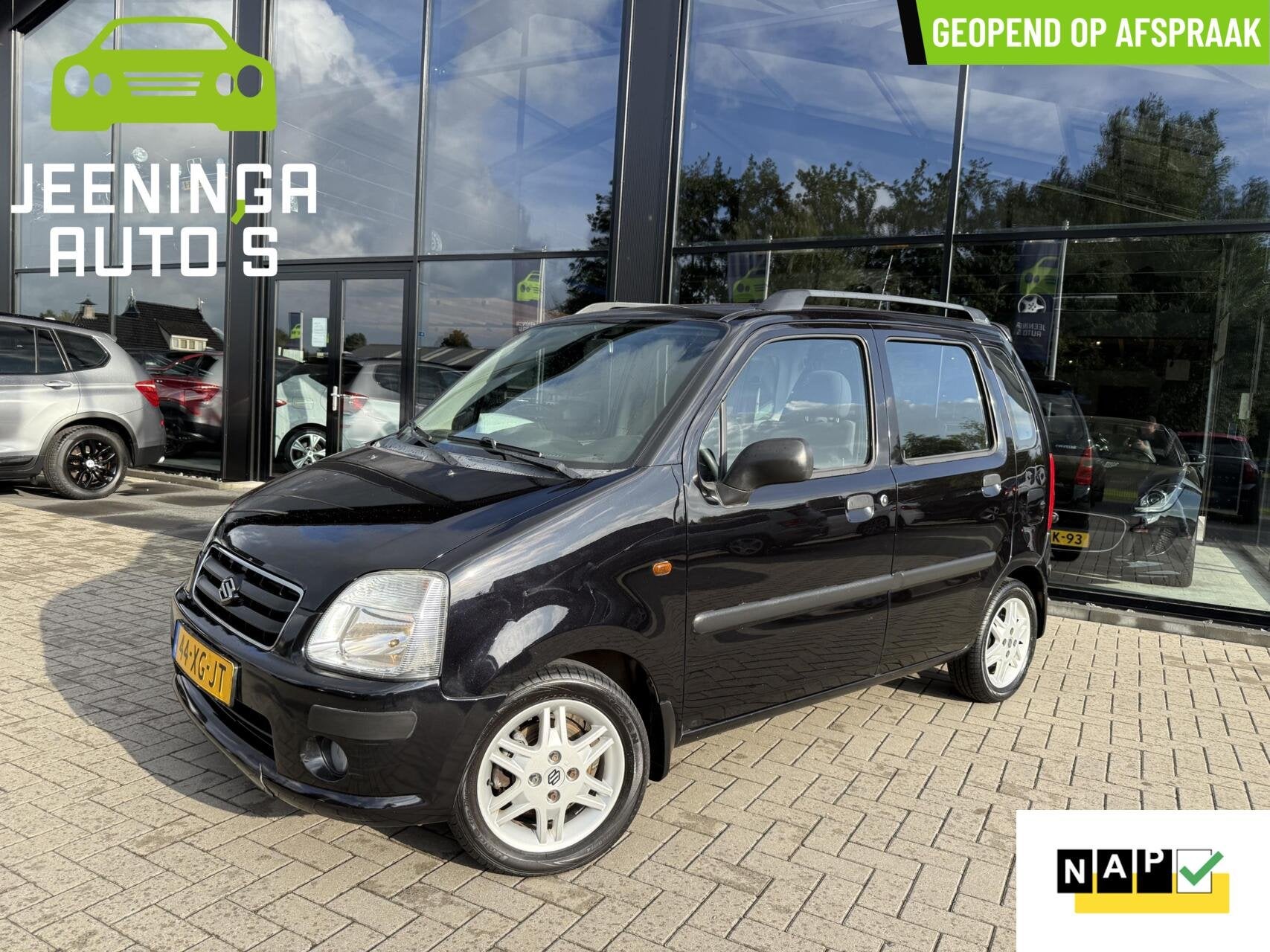 Suzuki Wagon R+ 1.2 Comfort |Airco|PDC|Trekhaak, Auto's, Voorwielaandrijving, Stof, Zwart, 4 cilinders