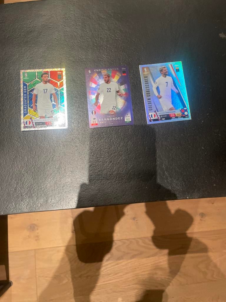 Topps Match Attax EURO 2024 Spelerskaarten Frankrijk, Ophalen of Verzenden, Zo goed als nieuw, Buitenlandse clubs, Spelerskaart