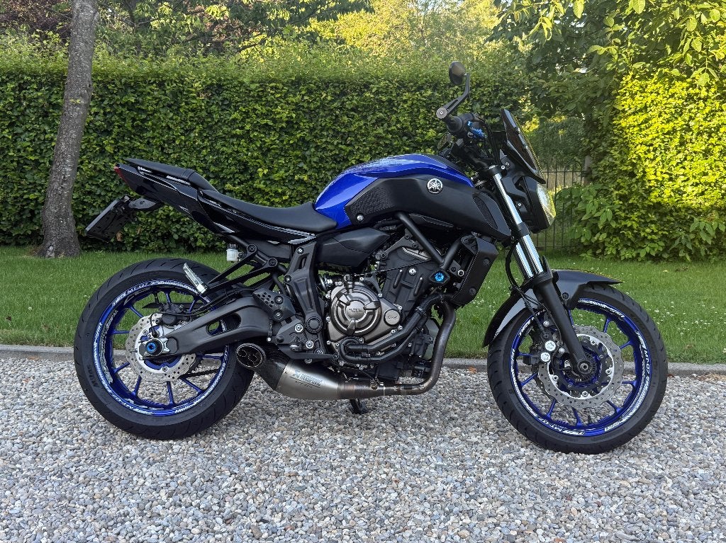 Yamaha MT-07 | 2018 | ABS | ICON BLUE | AKRAPOVIC | 35kw, 700 cc, 2 cilinders, Occasion, Particulier