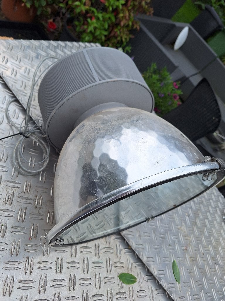 industriële lamp, Ophalen, E27 (groot), Zo goed als nieuw, Metaal