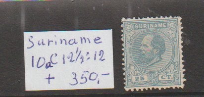 Suriname 10aC ongestempeld CW 350,-, Ophalen of Verzenden, Postfris