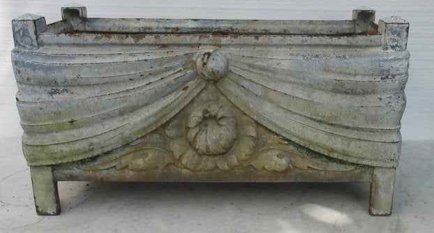 art deco gietijzeren plantenbak bloemenbak 12, Antiek en Kunst, Ophalen