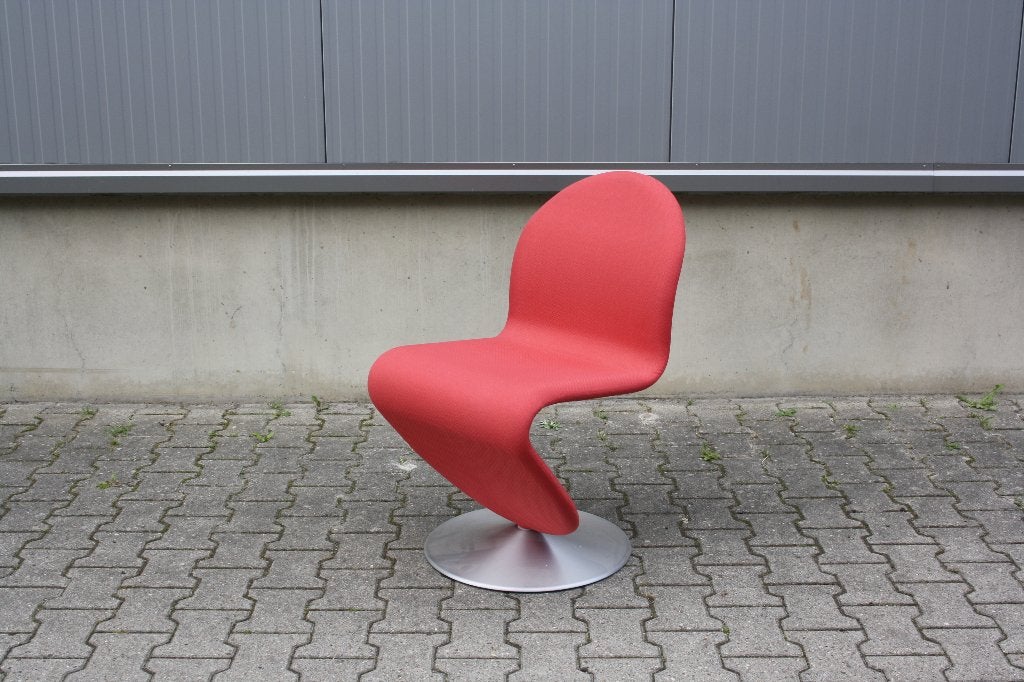 Verner Panton System 1-2-3 eetkamerstoel SHOWMODEL, Ophalen, Verpan, Overige kleuren, Metaal