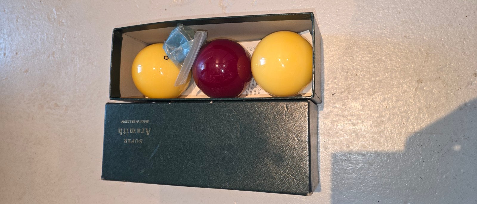 Belgean Aramith Bals Biljartballen, Ophalen of Verzenden, Zo goed als nieuw, Keu of Ballen