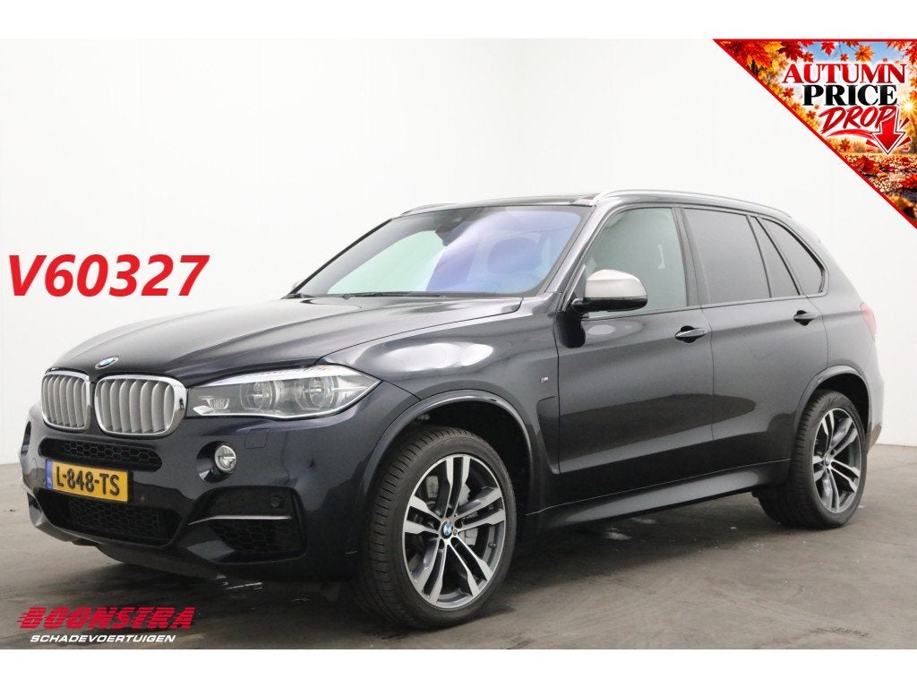 BMW X5 M50d Pano LED HUD H/K Ventilatie Memory Camera LRHZ A, Automaat, 15 km/l, 2993 cc, Zwart