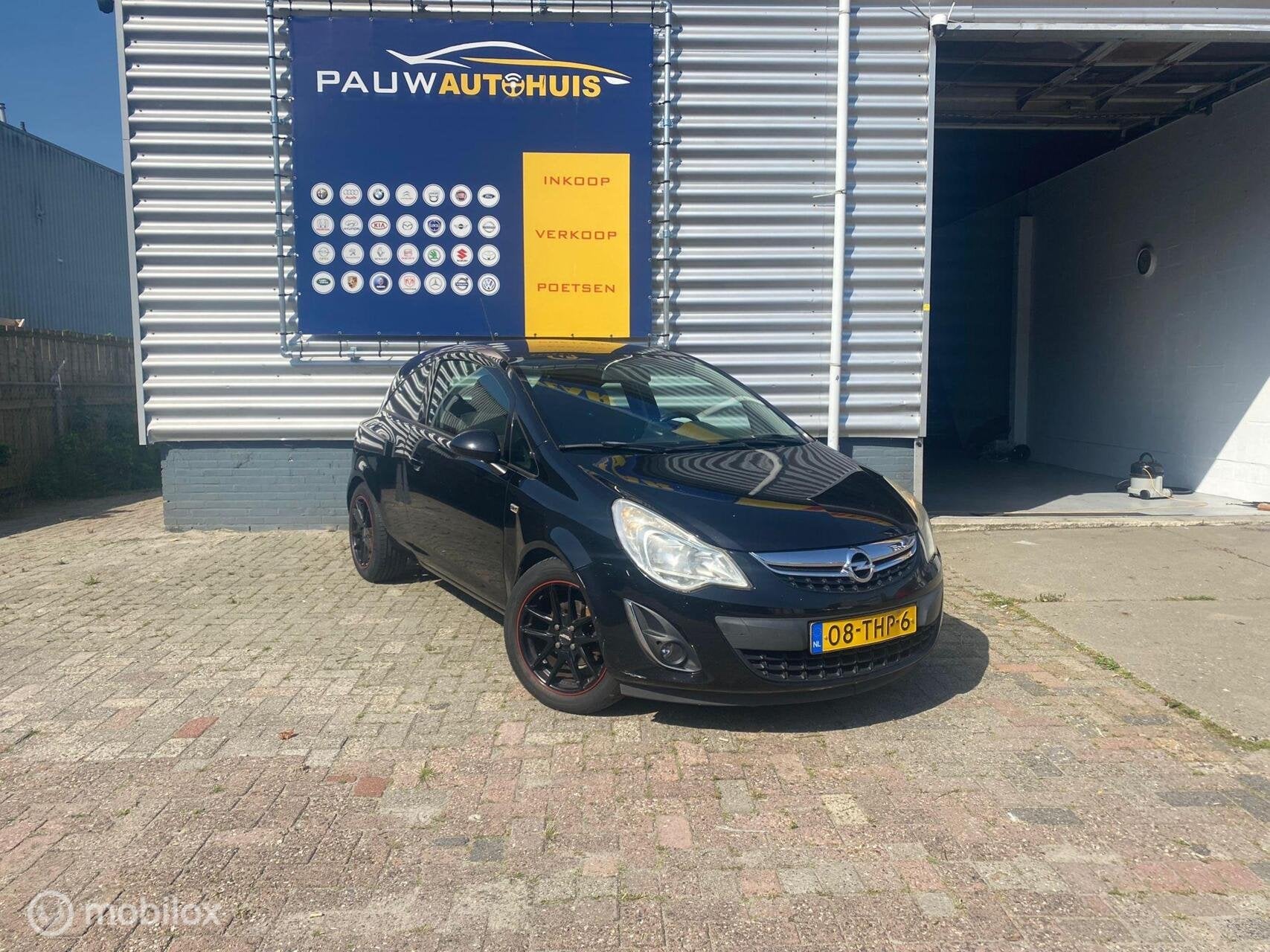 Opel Corsa 1.4-16V|2012|Airco|Cruise|Elek Ramen|APK, Voorwielaandrijving, Euro 5, 4 cilinders, Zwart