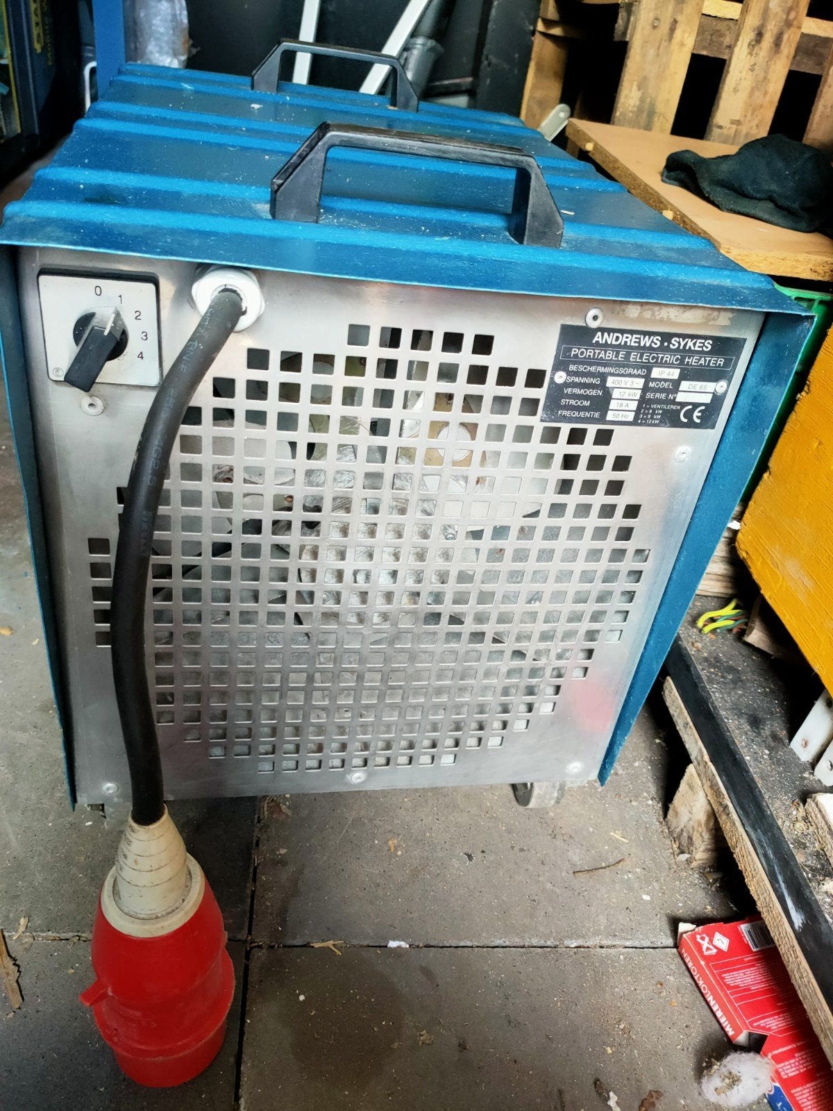 Andrews Sykes Draagbare Elektrische Kachel, Doe-het-zelf en Verbouw, 30 tot 80 cm, Gebruikt, Kachel, Ophalen of Verzenden
