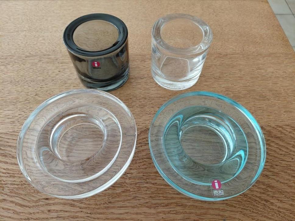 4X iittala theelichthouders, Ophalen of Verzenden, Zo goed als nieuw