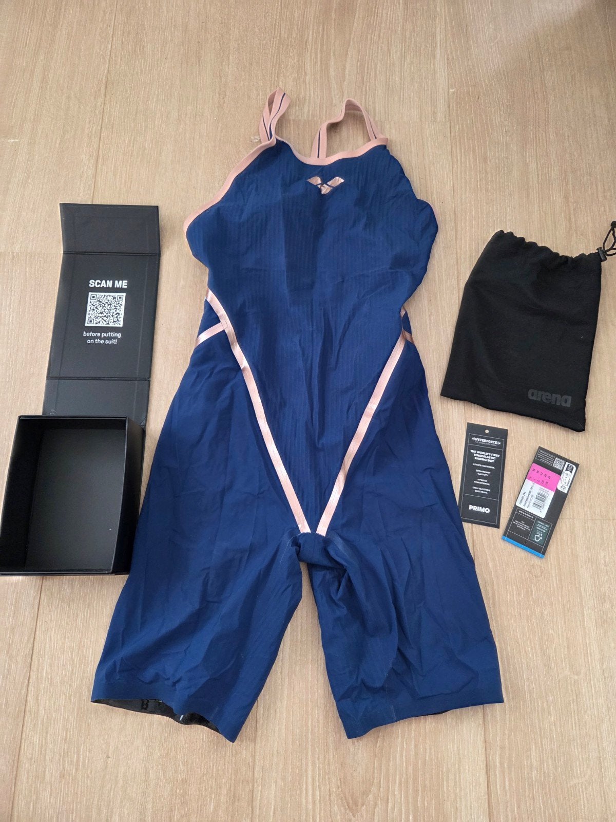 Arena Primo powerskin carbon racesuit D32 nieuw, Overige typen, Blauw, Arena, Nieuw