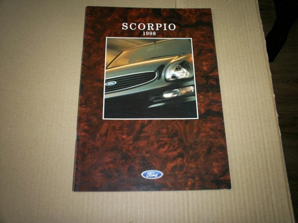 Ford Scorpio o.a. Cosworth 1997 / 1998 48 pag., Verzenden, Zo goed als nieuw, Ford