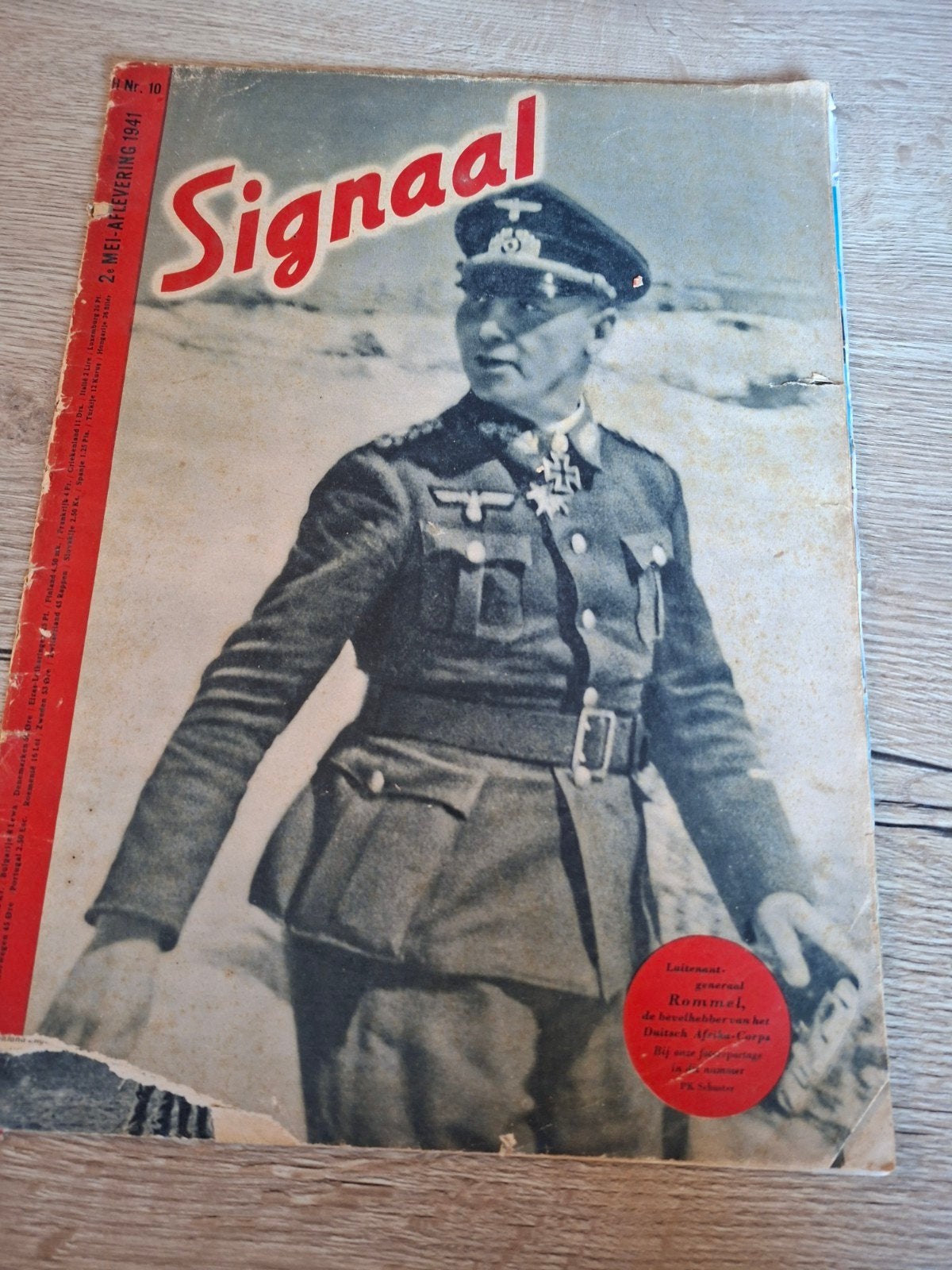Signaal - 2e Mei Aflevering 1941 - Met Rommel op de cover, Boeken, Ophalen of Verzenden, Gelezen, Overige typen