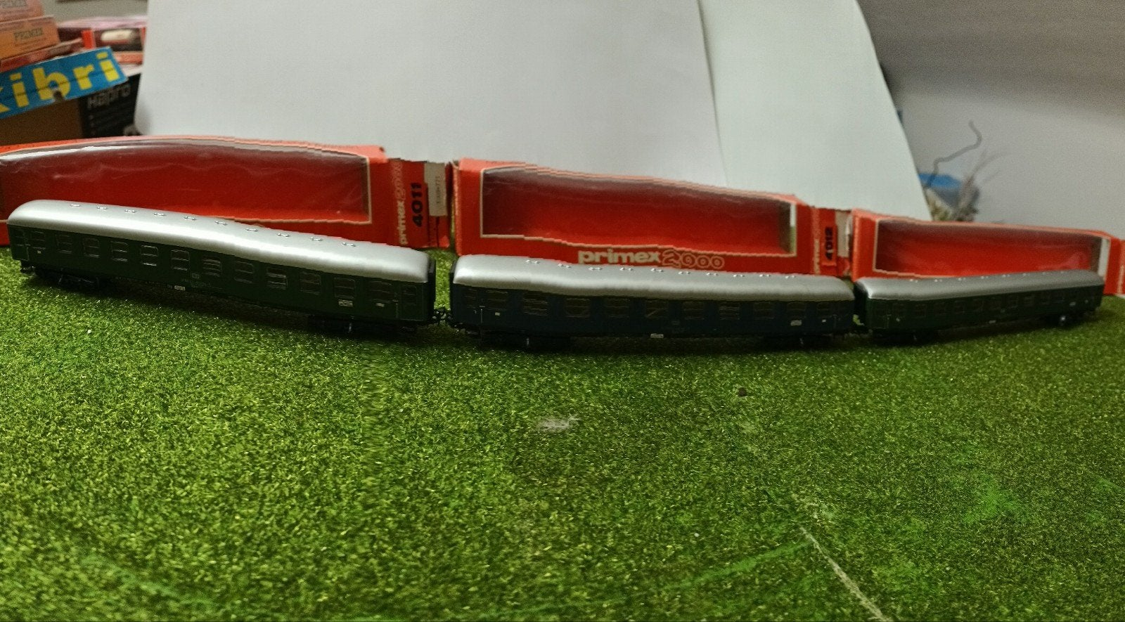 Märklin/Primex 2000 HO DB Personenrijtuigen (3 stuks), Ophalen, Gebruikt, Wagon, Märklin