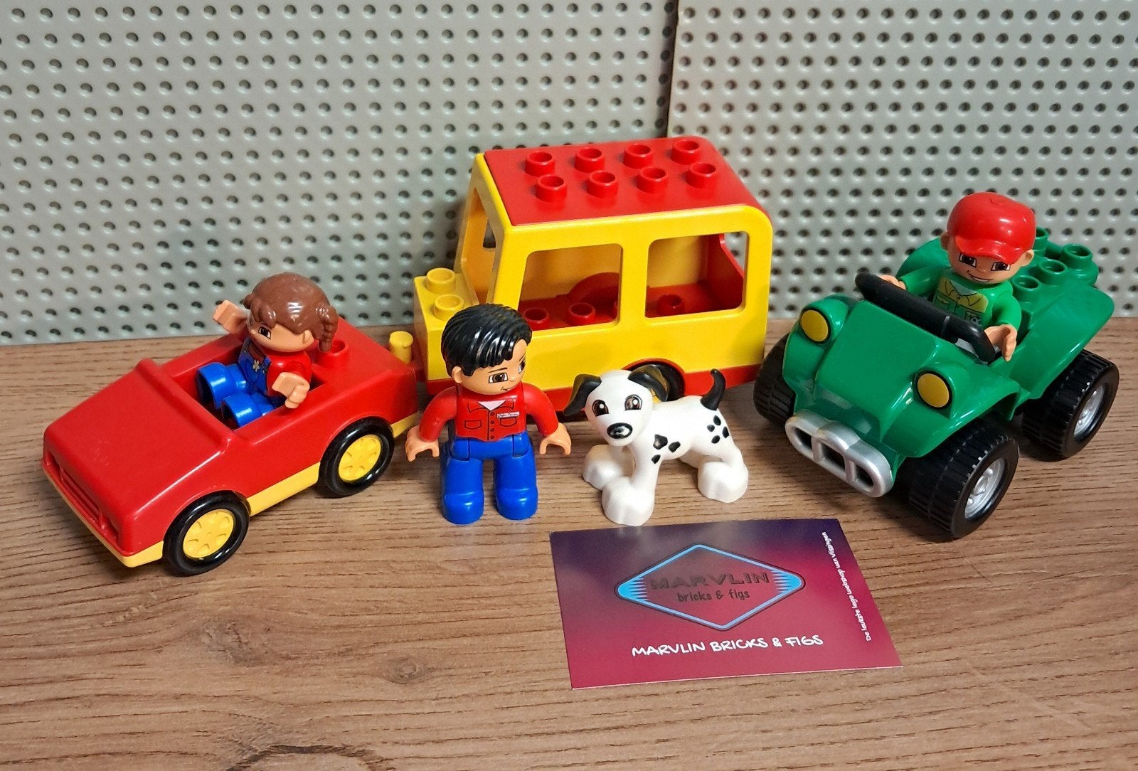 LEGO DUPLO Voertuigen en Figuren Set, Inclusief minifiguren, Gebruikt, Overige thema's, Aastvej 1, 7190 Billund, Denmark