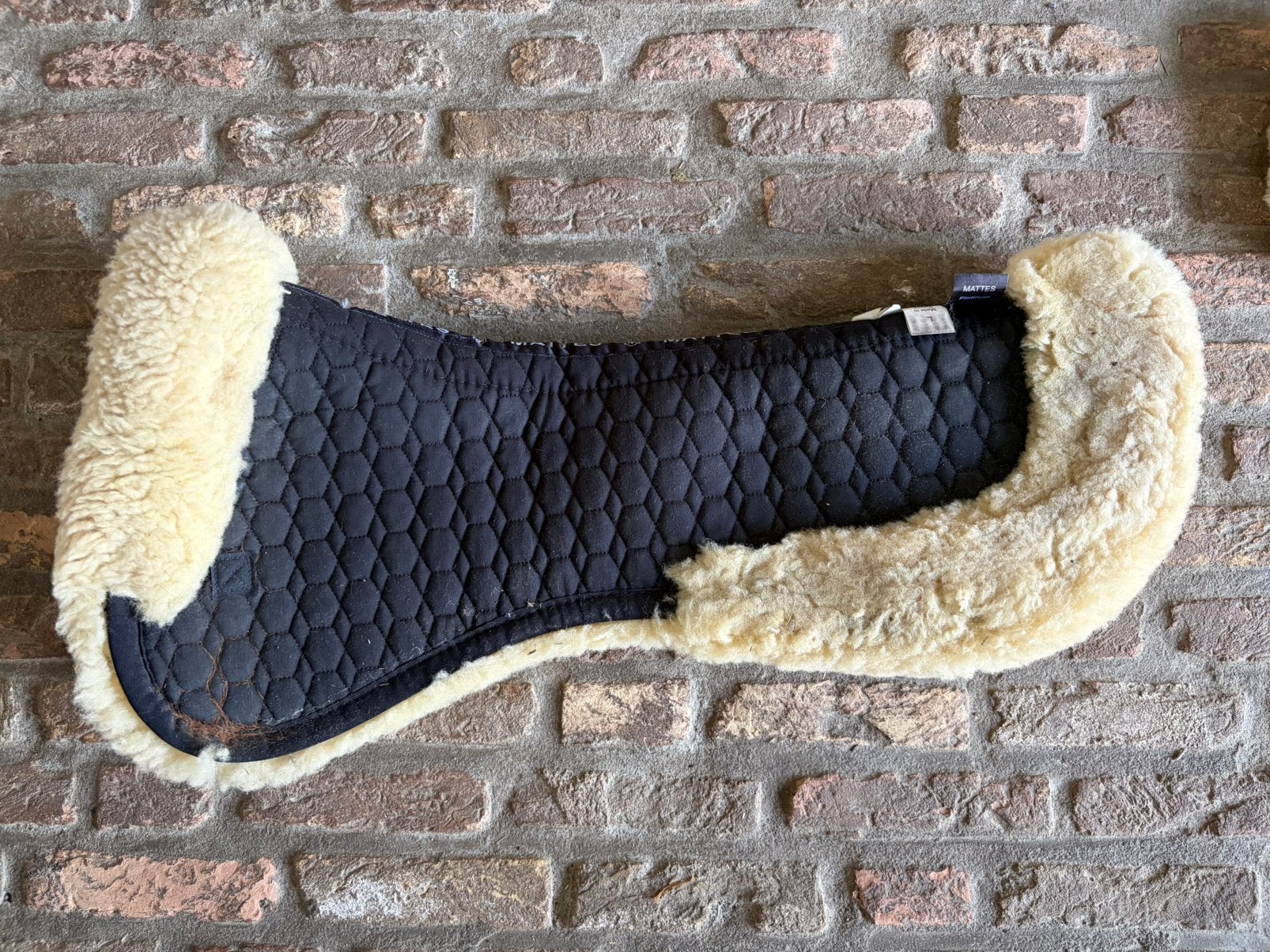 Mattes zadelbontje maat L, Dieren en Toebehoren, Full (L), Ophalen, Zo goed als nieuw, Wol