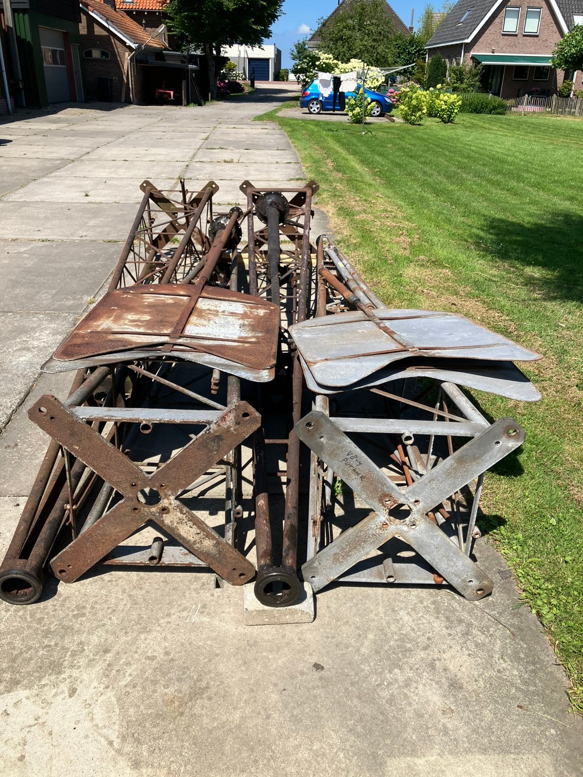 Te koop: onderdelen Bosmanmolen, Ophalen, Gebruikt, IJzer