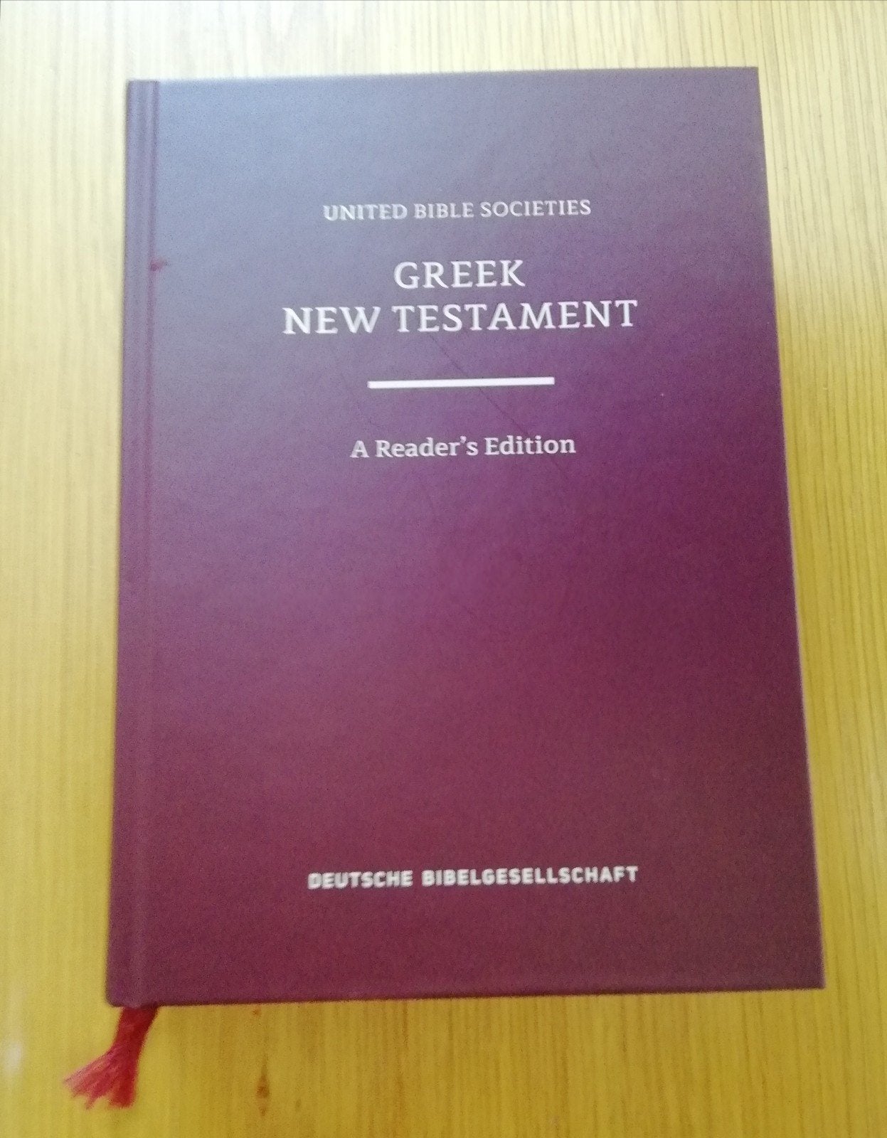 UBS Greek New Testament - A Reader's Edition, Boeken, Ophalen of Verzenden