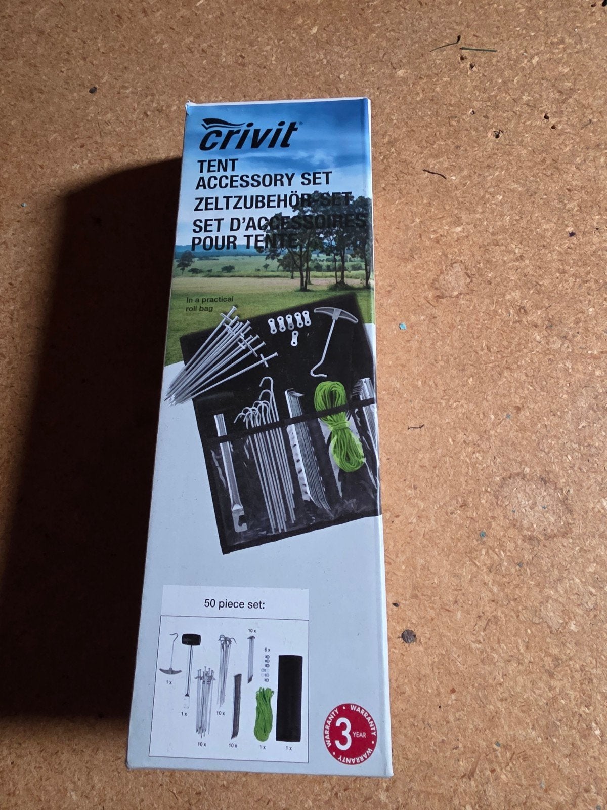 Crivit Tent Accessoires Set, Caravans en Kamperen, Ophalen of Verzenden, Zo goed als nieuw