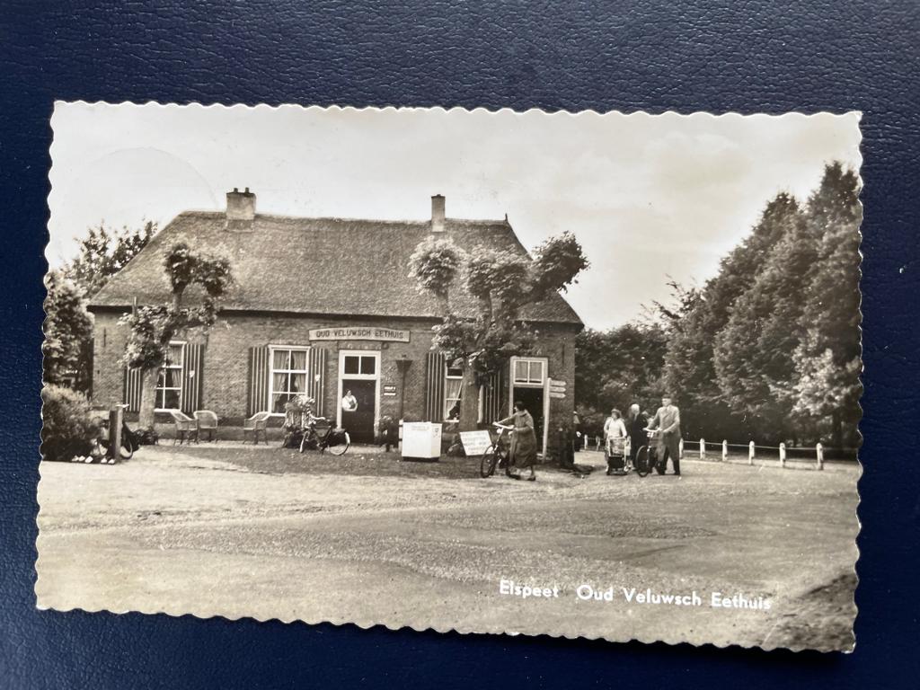 ansichtkaart van Elspeet , Oud Veluwsch Eethuis., Verzenden, 1940 tot 1960, Zuid-Holland