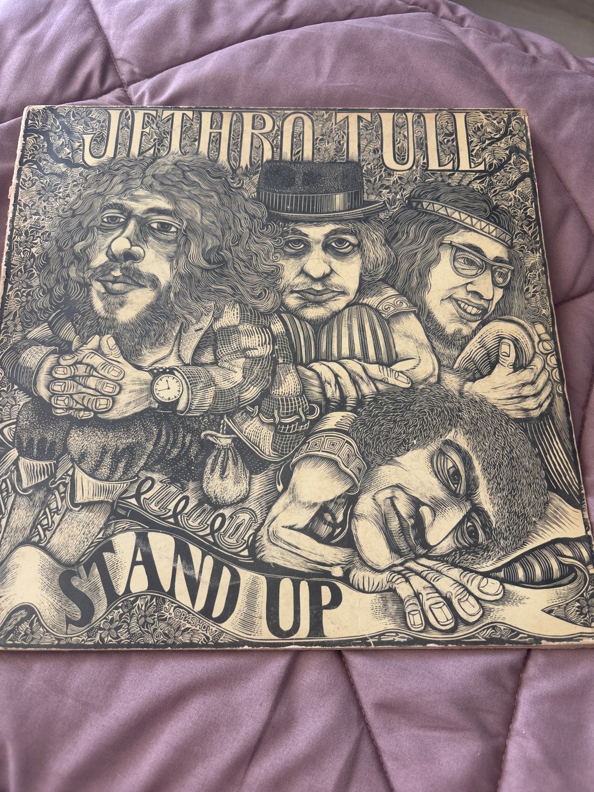Jethro Tull - Stand Up (Originele Persing 1969), LP, Originele persing, Ophalen of Verzenden, 12 inch