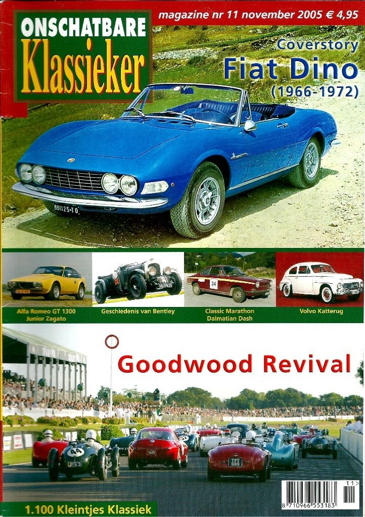 Onschatbare Klassieker reportage Fiat Dino 1966 - 1972, Verzenden, Gelezen, Overige merken