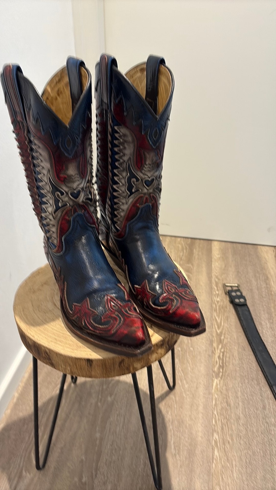 Sendra boots cowgirl laarzen hurricanes mt 36 incl verz, Ophalen of Verzenden, Zo goed als nieuw, Hoge laarzen