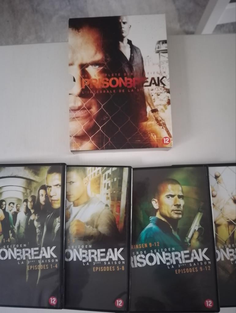 Prison Break Seizoen 3 DVD Boxset, Ophalen of Verzenden